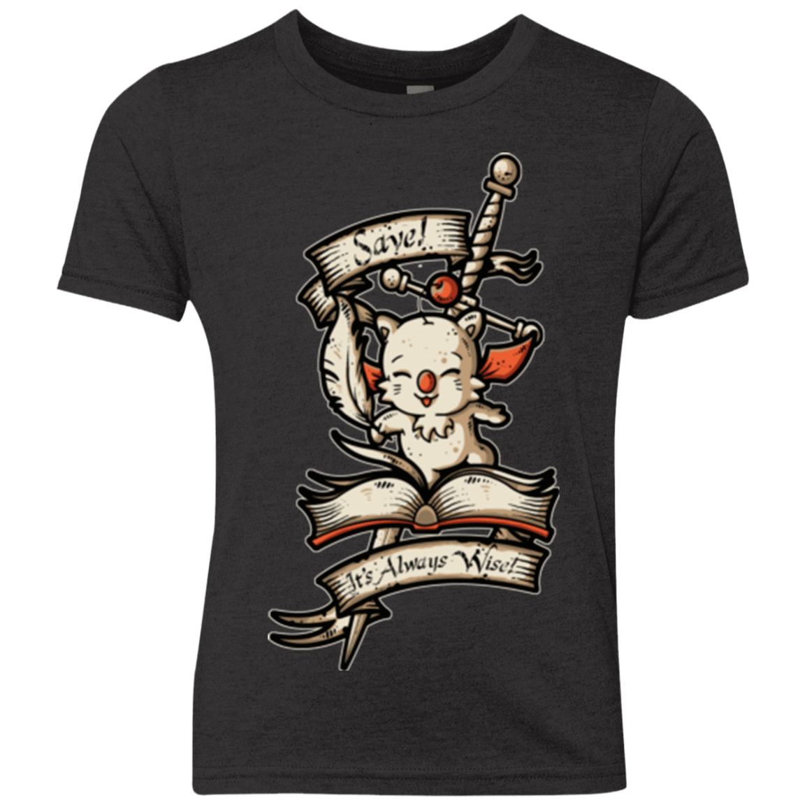 T-Shirts Vintage Black / YXS FANTASY SAVE POINT Youth Triblend T-Shirt