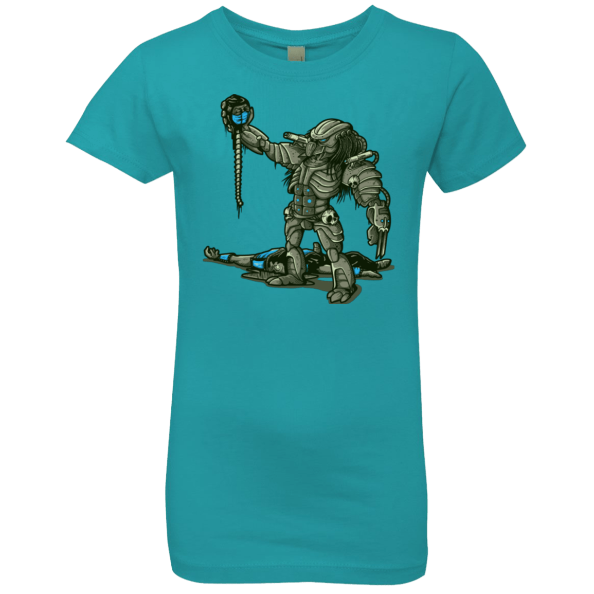 T-Shirts Tahiti Blue / YXS Fatality Girls Premium T-Shirt