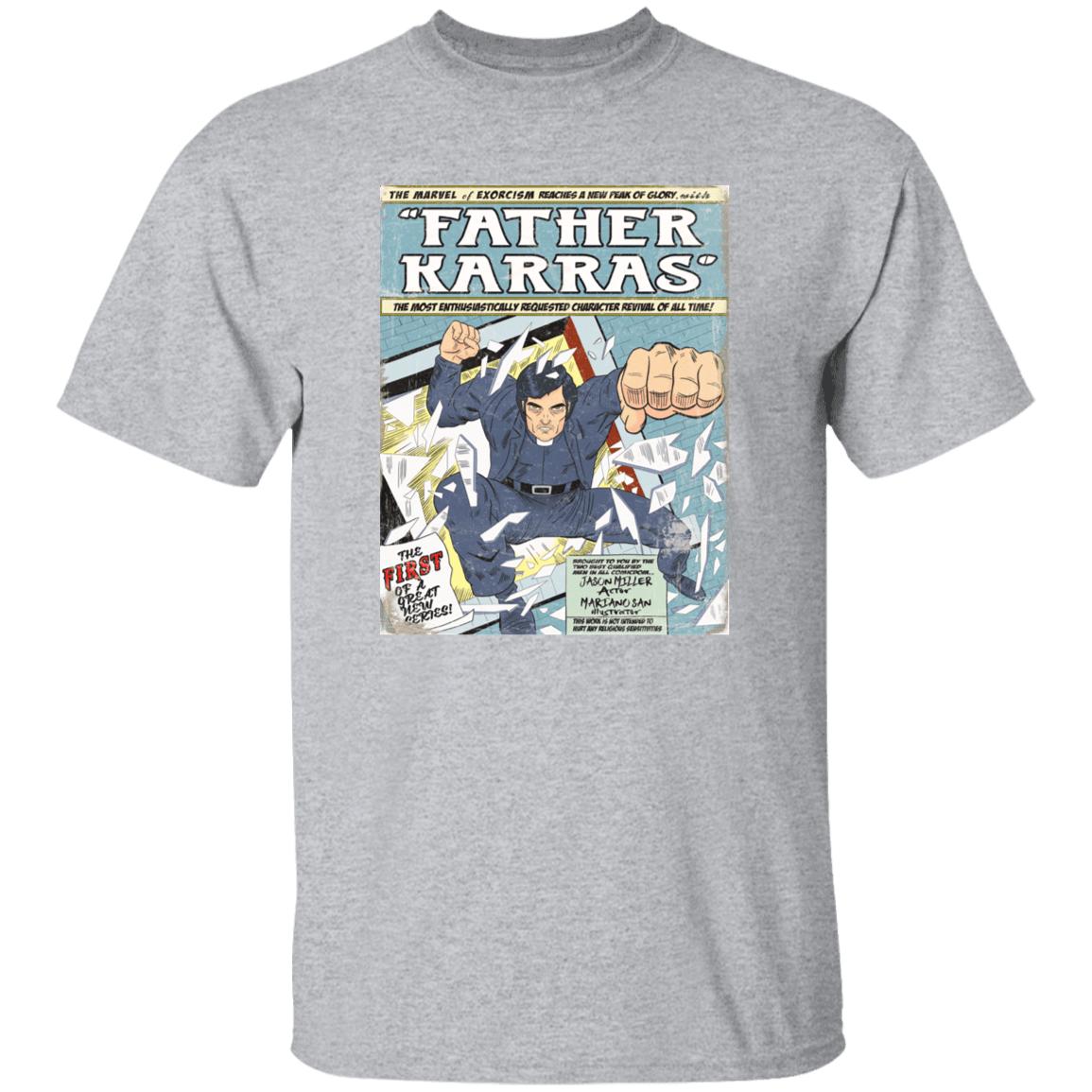 T-Shirts Sport Grey / YXS Father Karras Youth T-Shirt