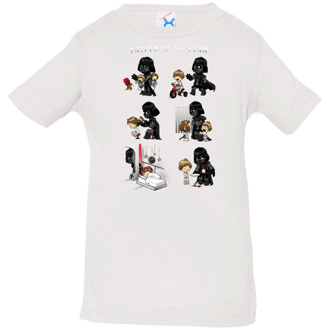 T-Shirts White / 6 Months Father of the year Infant Premium T-Shirt