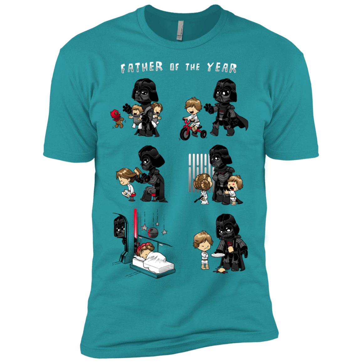 T-Shirts Tahiti Blue / X-Small Father of the year Men's Premium T-Shirt