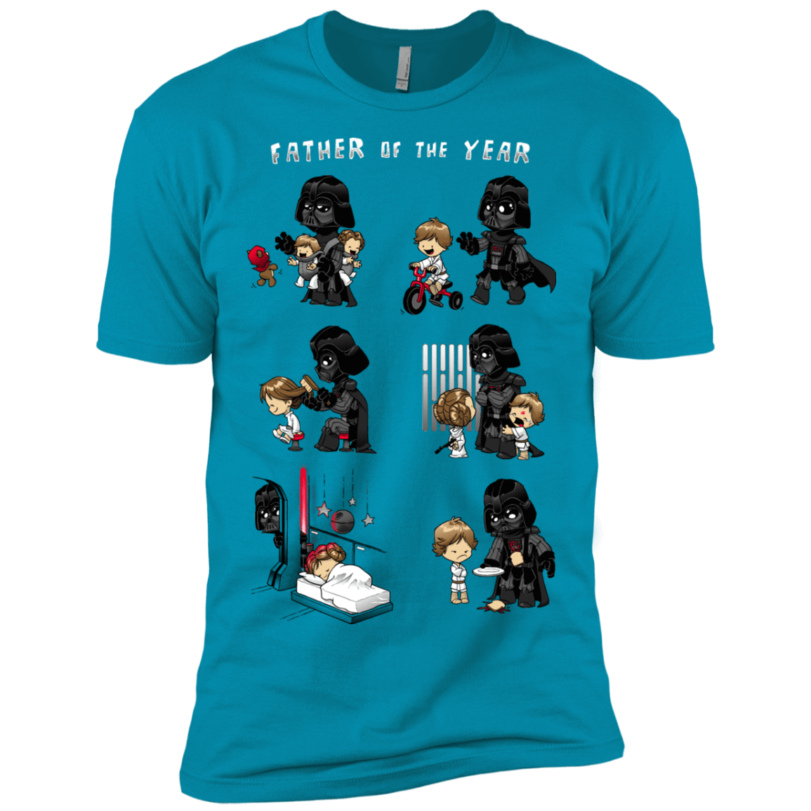 T-Shirts Turquoise / X-Small Father of the year Men's Premium T-Shirt