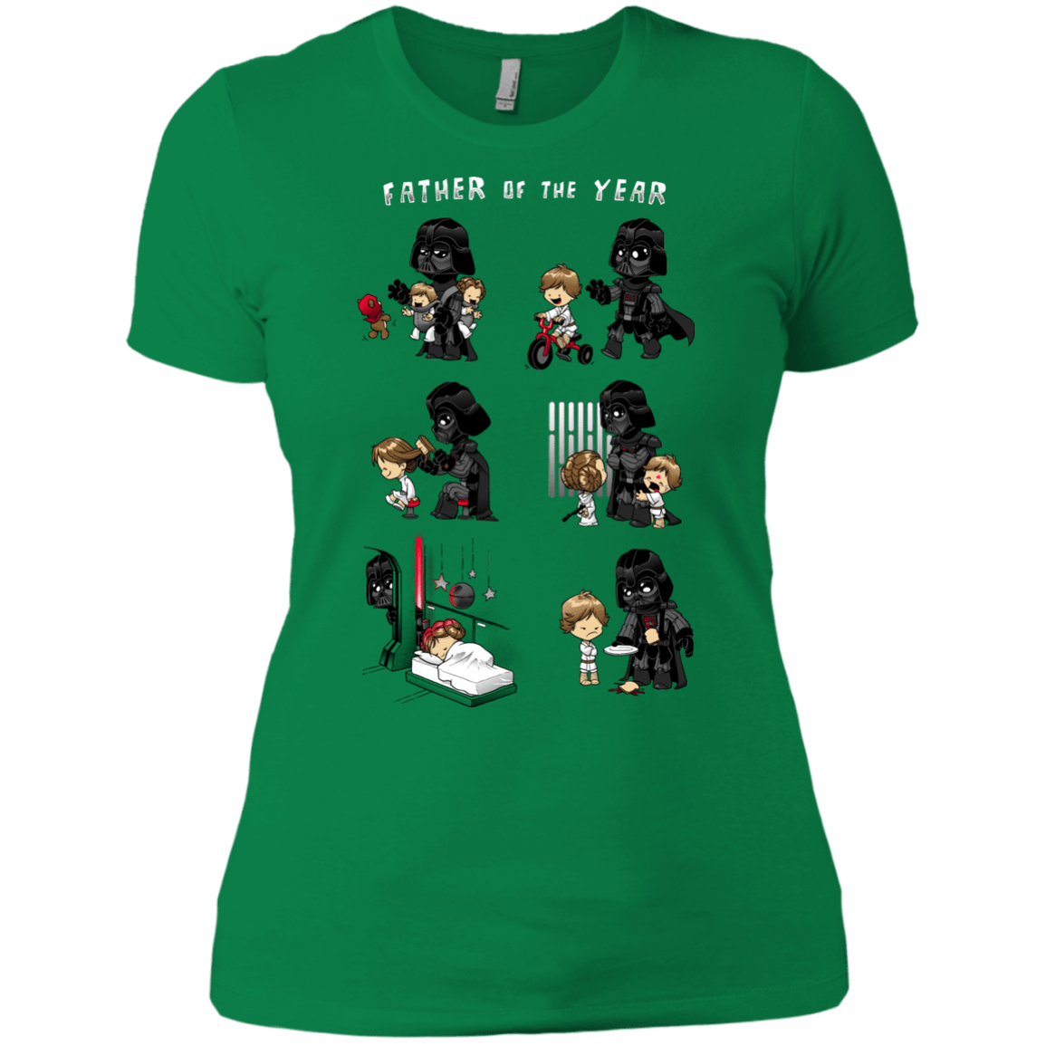 T-Shirts Kelly Green / X-Small Father of the year Women's Premium T-Shirt