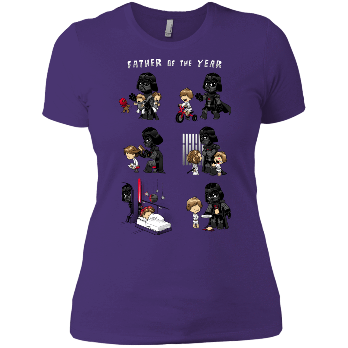 T-Shirts Purple / X-Small Father of the year Women's Premium T-Shirt