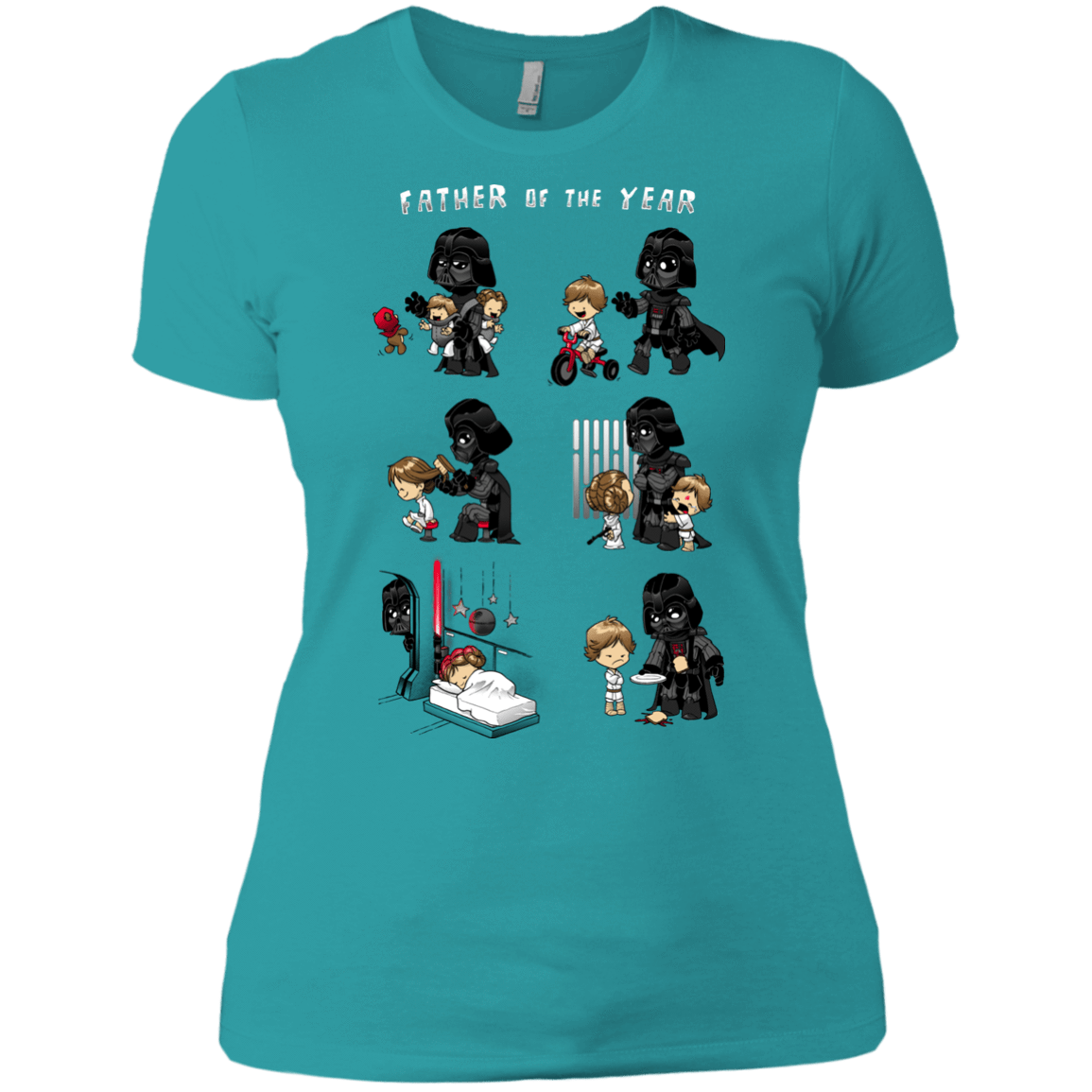 T-Shirts Tahiti Blue / X-Small Father of the year Women's Premium T-Shirt