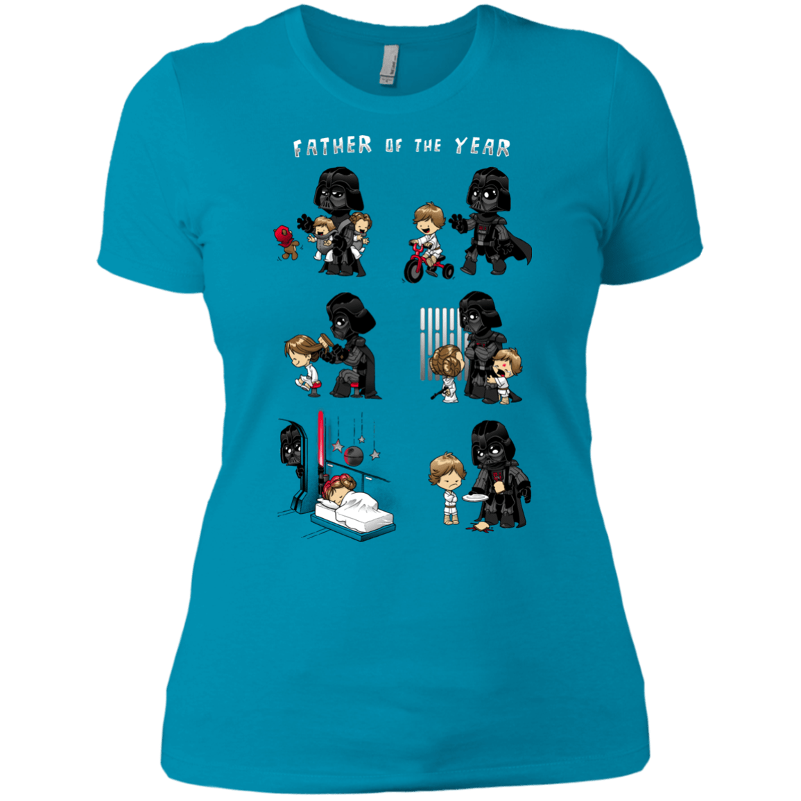 T-Shirts Turquoise / X-Small Father of the year Women's Premium T-Shirt