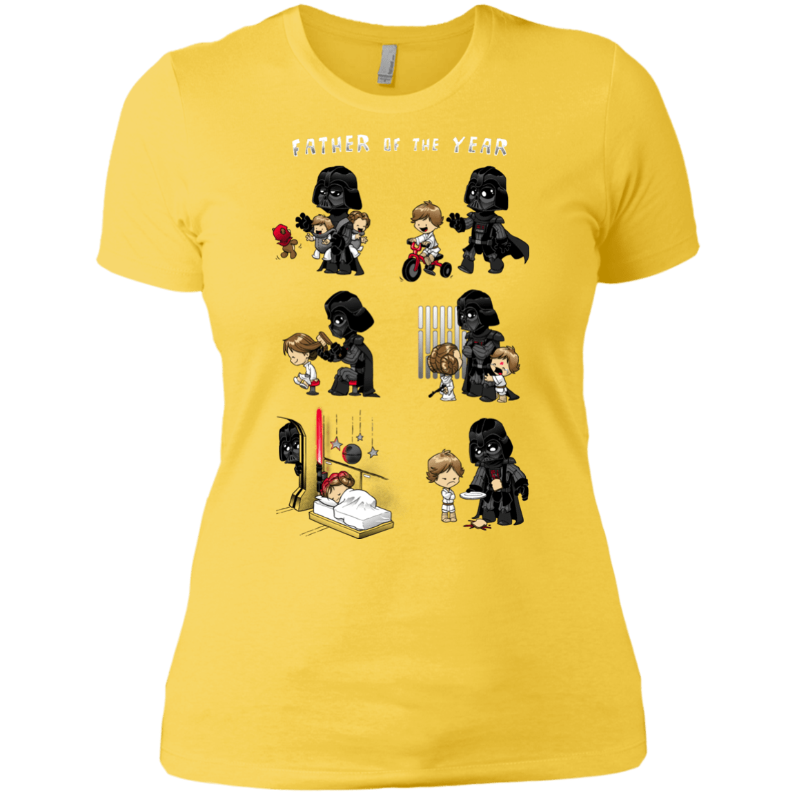 T-Shirts Vibrant Yellow / X-Small Father of the year Women's Premium T-Shirt