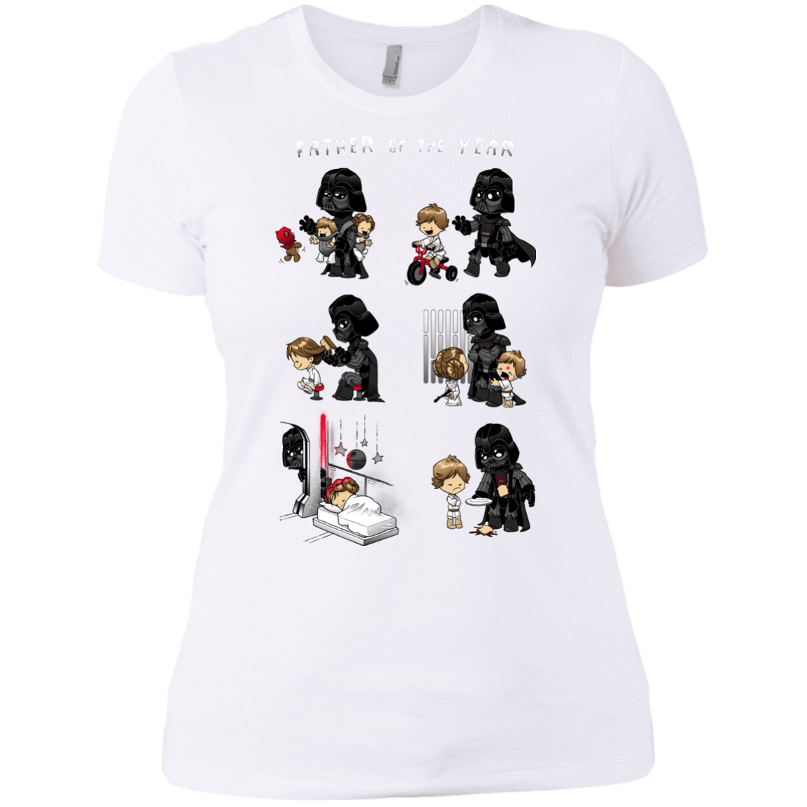 T-Shirts White / X-Small Father of the year Women's Premium T-Shirt