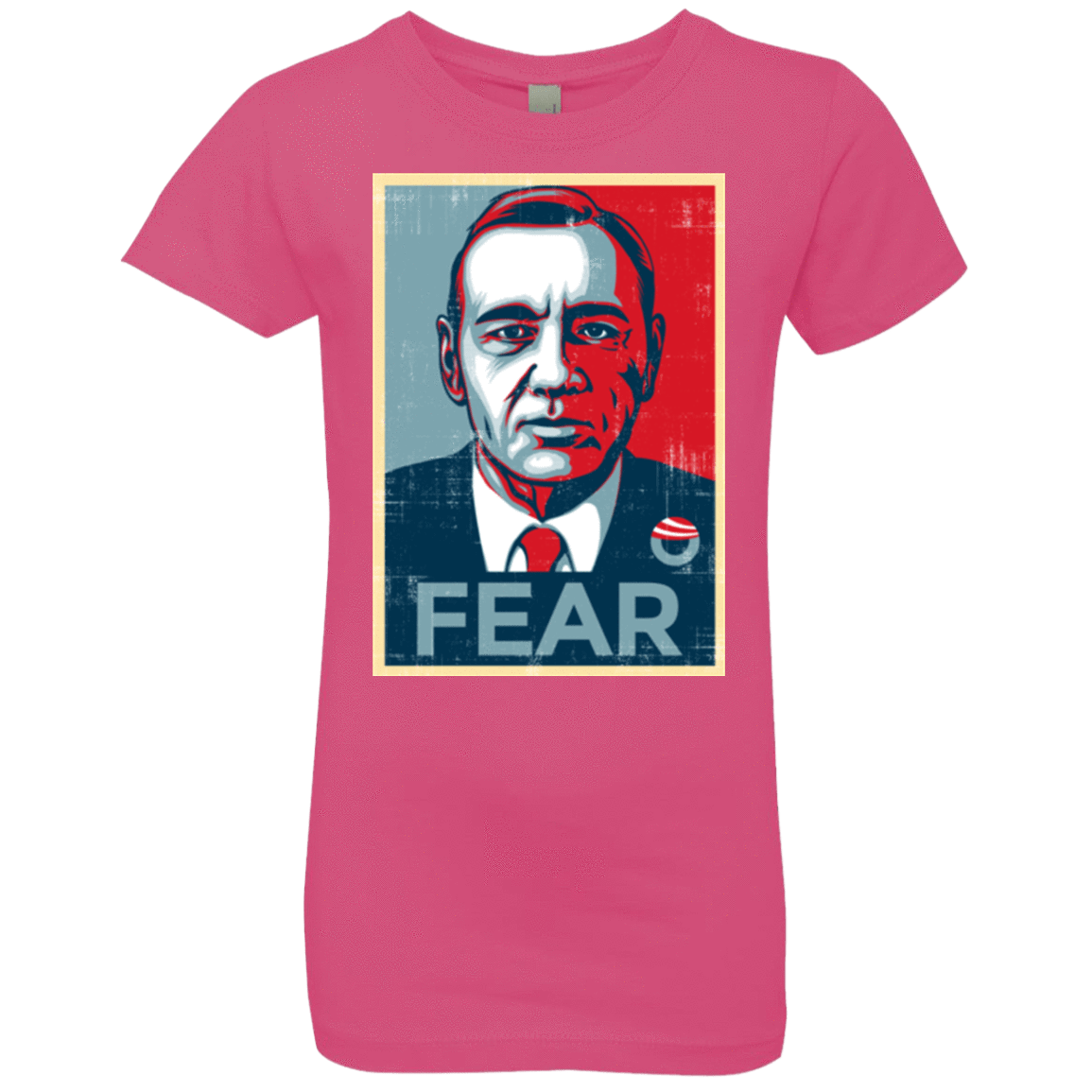T-Shirts Hot Pink / YXS fear Girls Premium T-Shirt