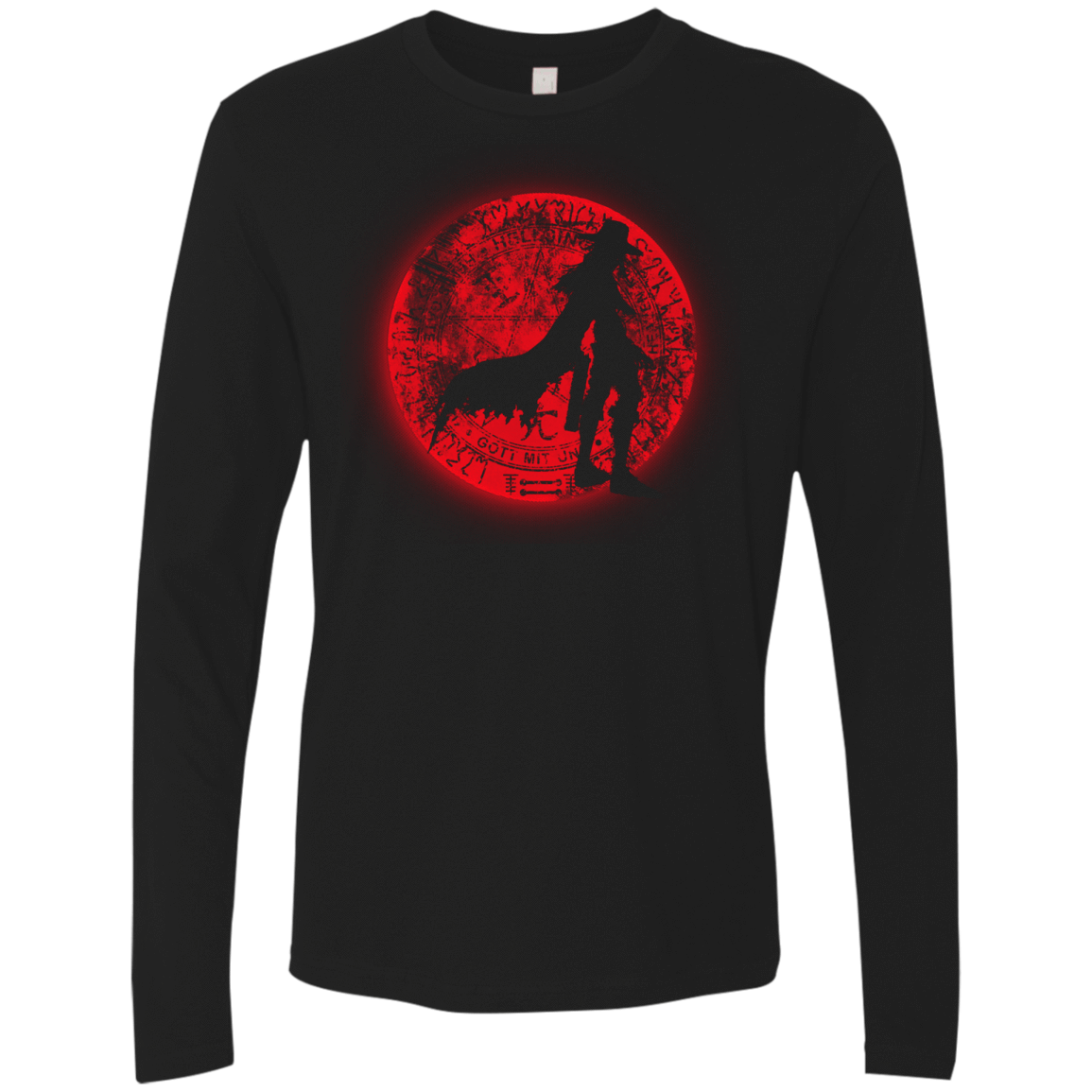 T-Shirts Black / S Fear Him Men's Premium Long Sleeve