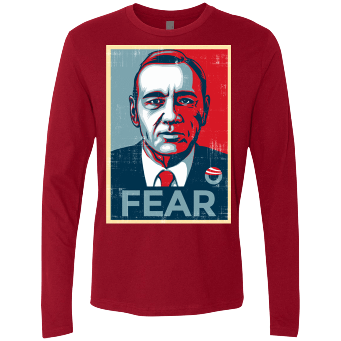 T-Shirts Cardinal / Small fear Men's Premium Long Sleeve