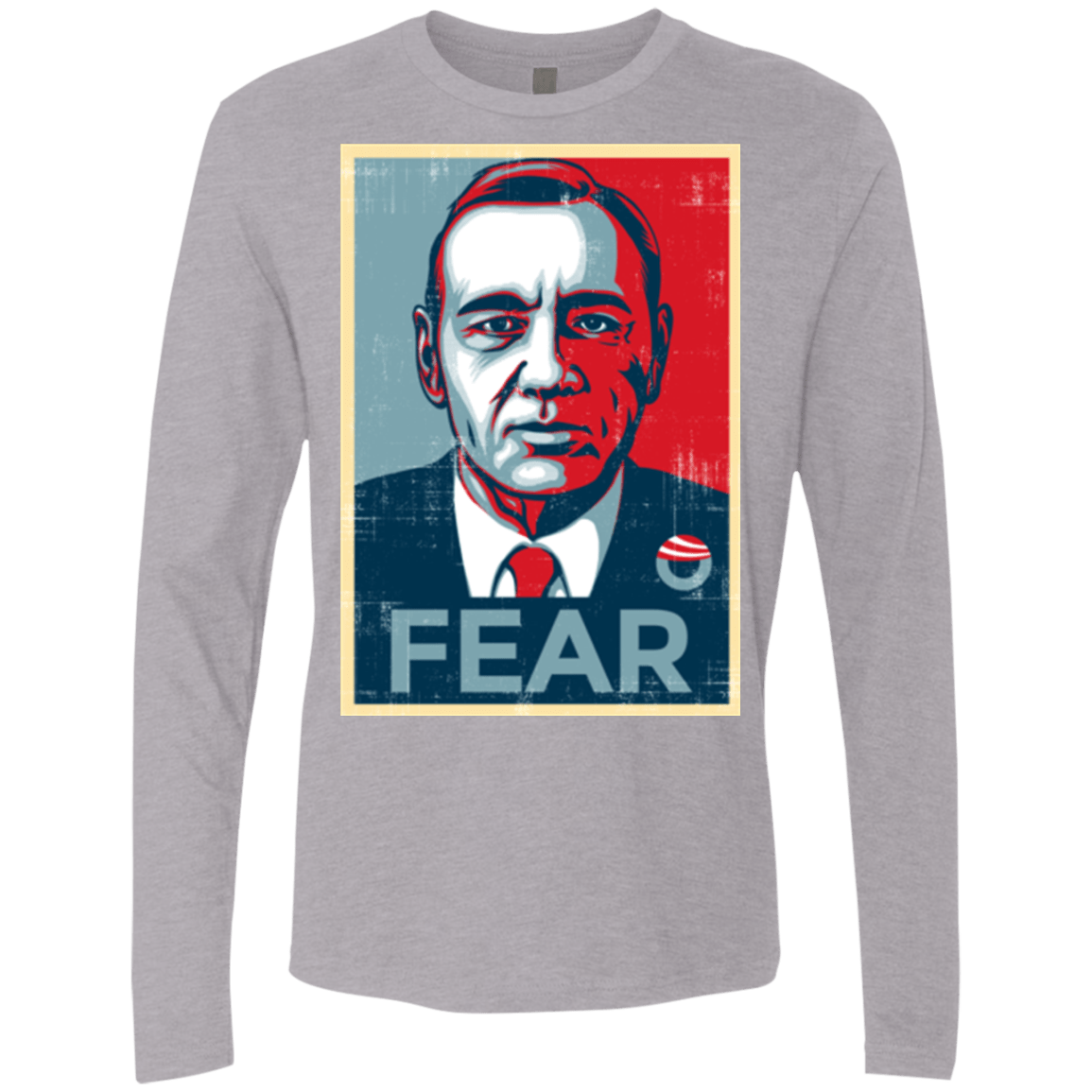 T-Shirts Heather Grey / Small fear Men's Premium Long Sleeve