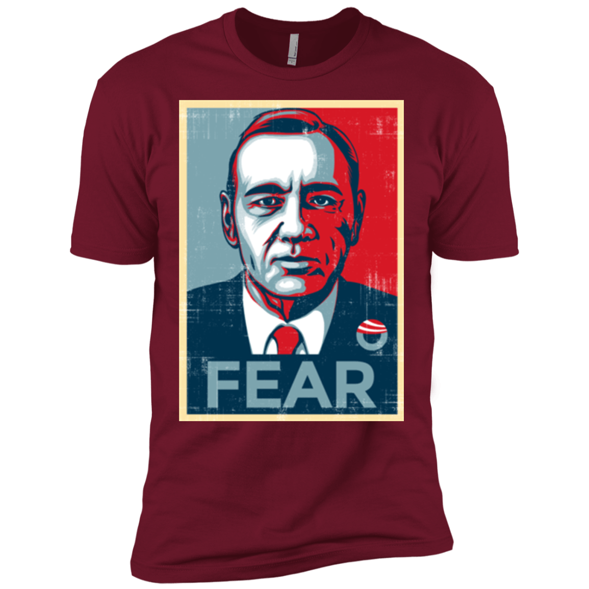 T-Shirts Cardinal / X-Small fear Men's Premium T-Shirt