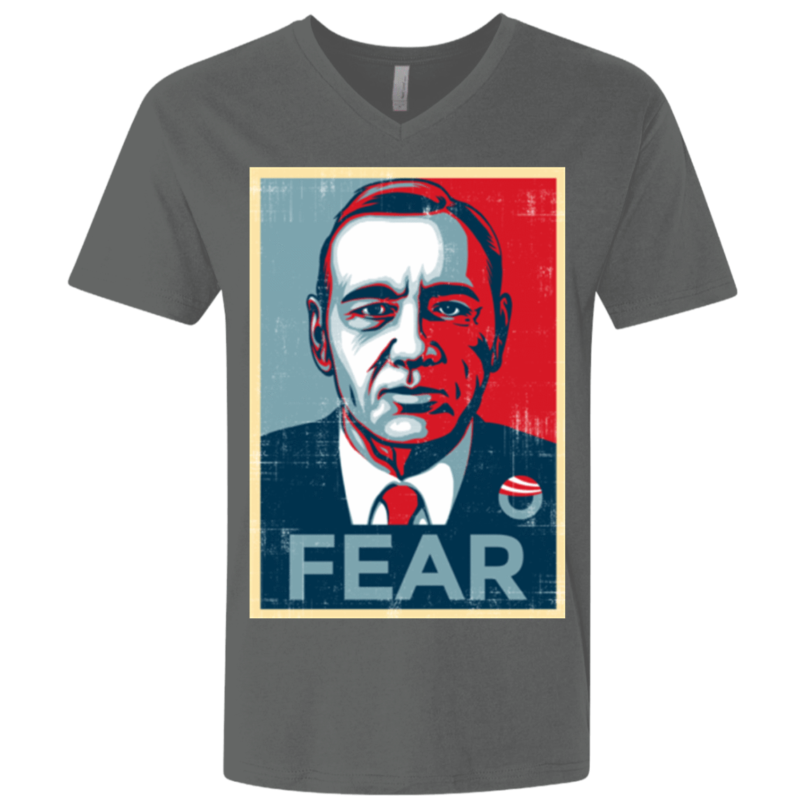 T-Shirts Heavy Metal / X-Small fear Men's Premium V-Neck