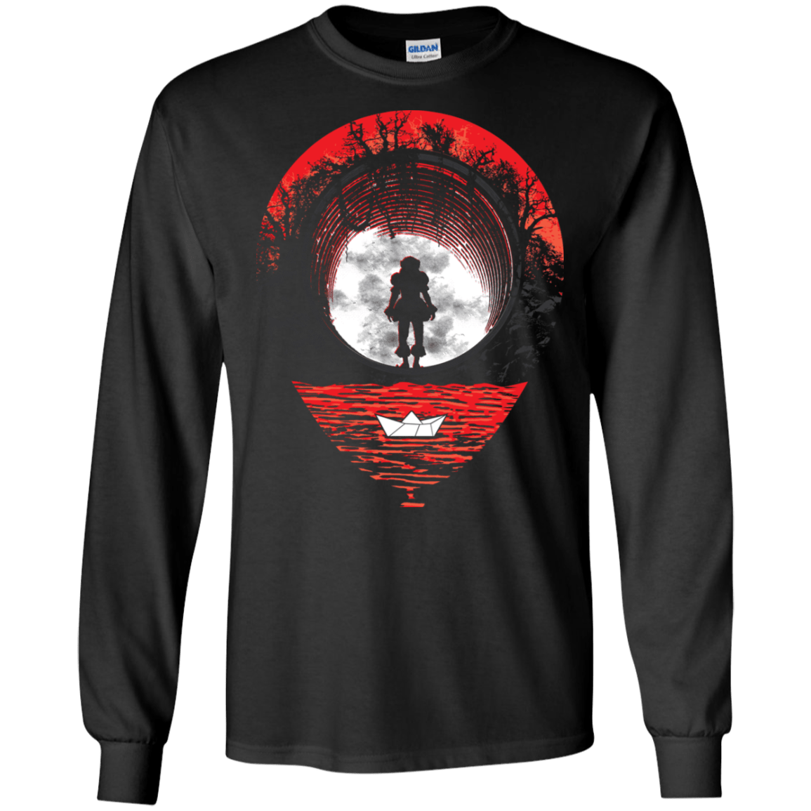 T-Shirts Black / S Fear The Clown Men's Long Sleeve T-Shirt