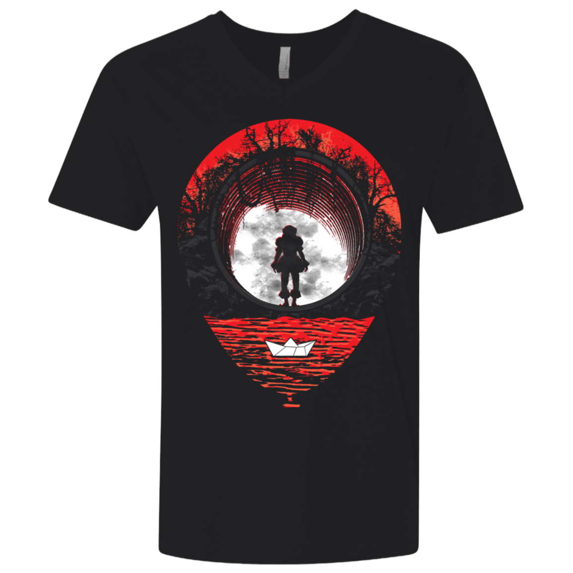 T-Shirts Black / X-Small Fear The Clown Men's Premium V-Neck