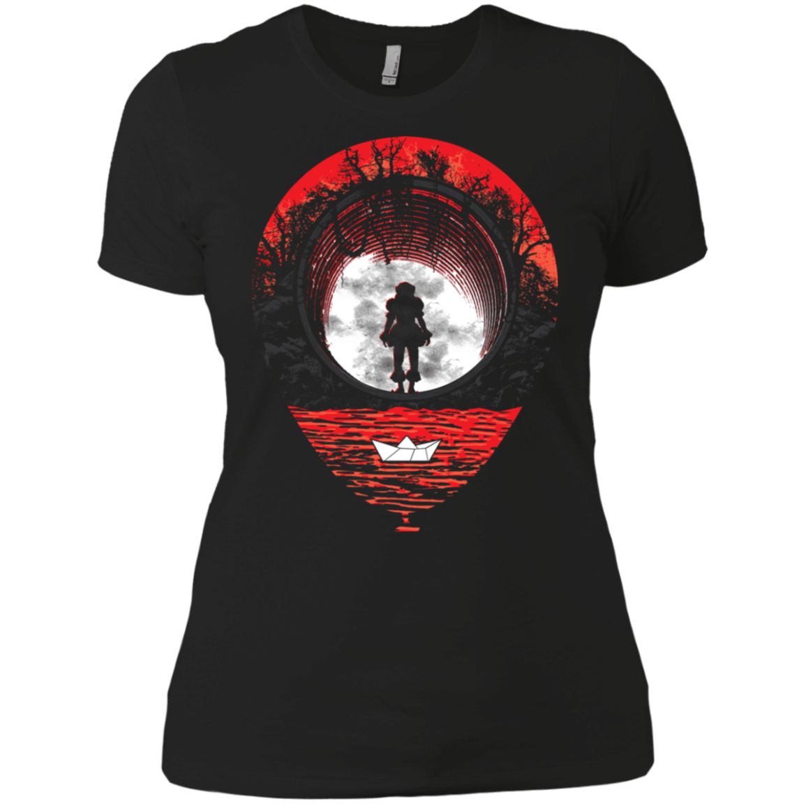 T-Shirts Black / X-Small Fear The Clown Women's Premium T-Shirt