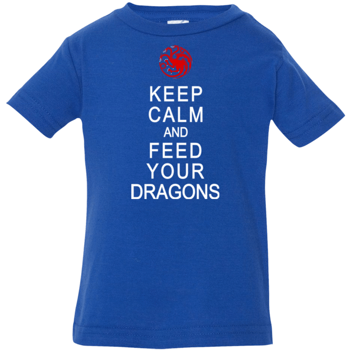 T-Shirts Royal / 6 Months Feed dragons Infant Premium T-Shirt