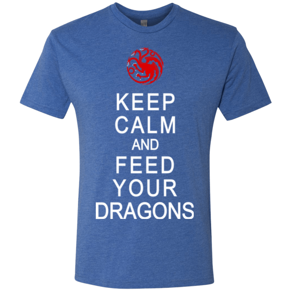 T-Shirts Vintage Royal / Small Feed dragons Men's Triblend T-Shirt