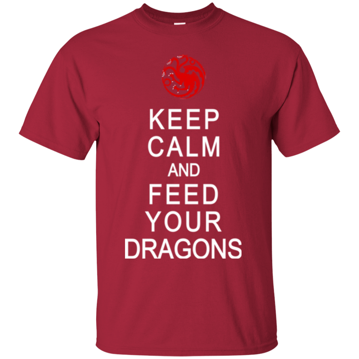 T-Shirts Cardinal / Small Feed dragons T-Shirt