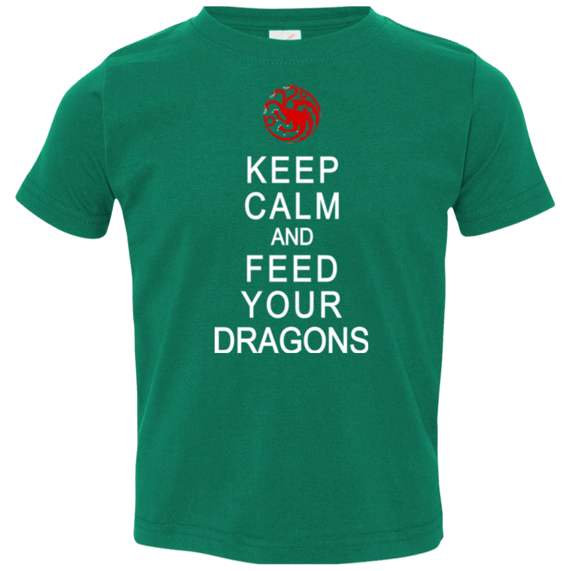 T-Shirts Kelly / 2T Feed dragons Toddler Premium T-Shirt