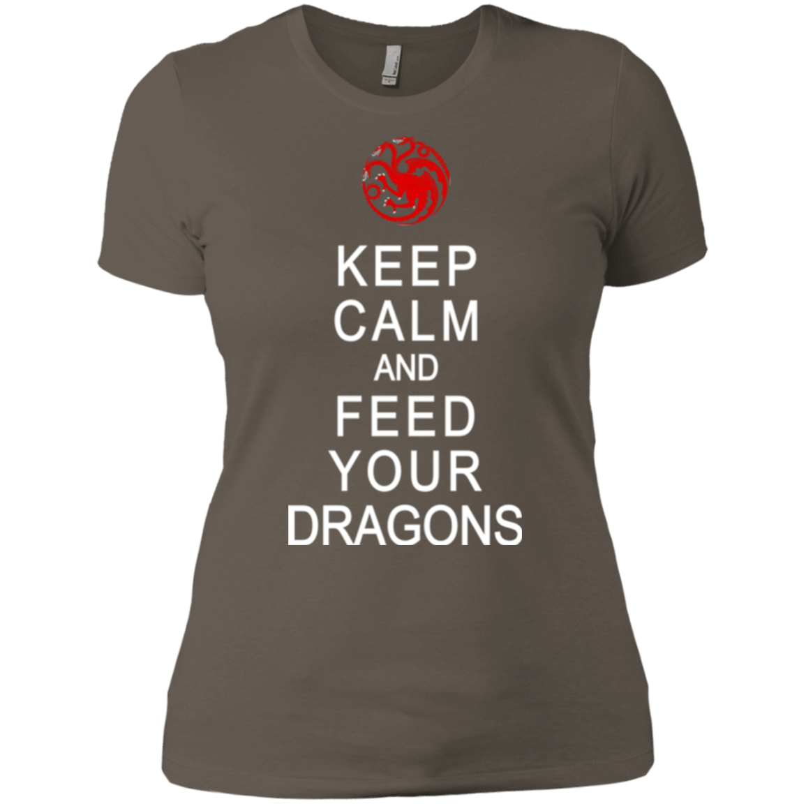 T-Shirts Warm Grey / X-Small Feed dragons Women's Premium T-Shirt