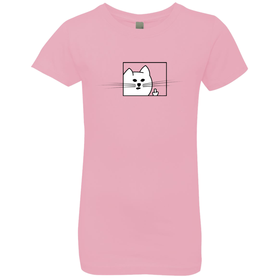 T-Shirts Light Pink / YXS Feline Flip Girls Premium T-Shirt