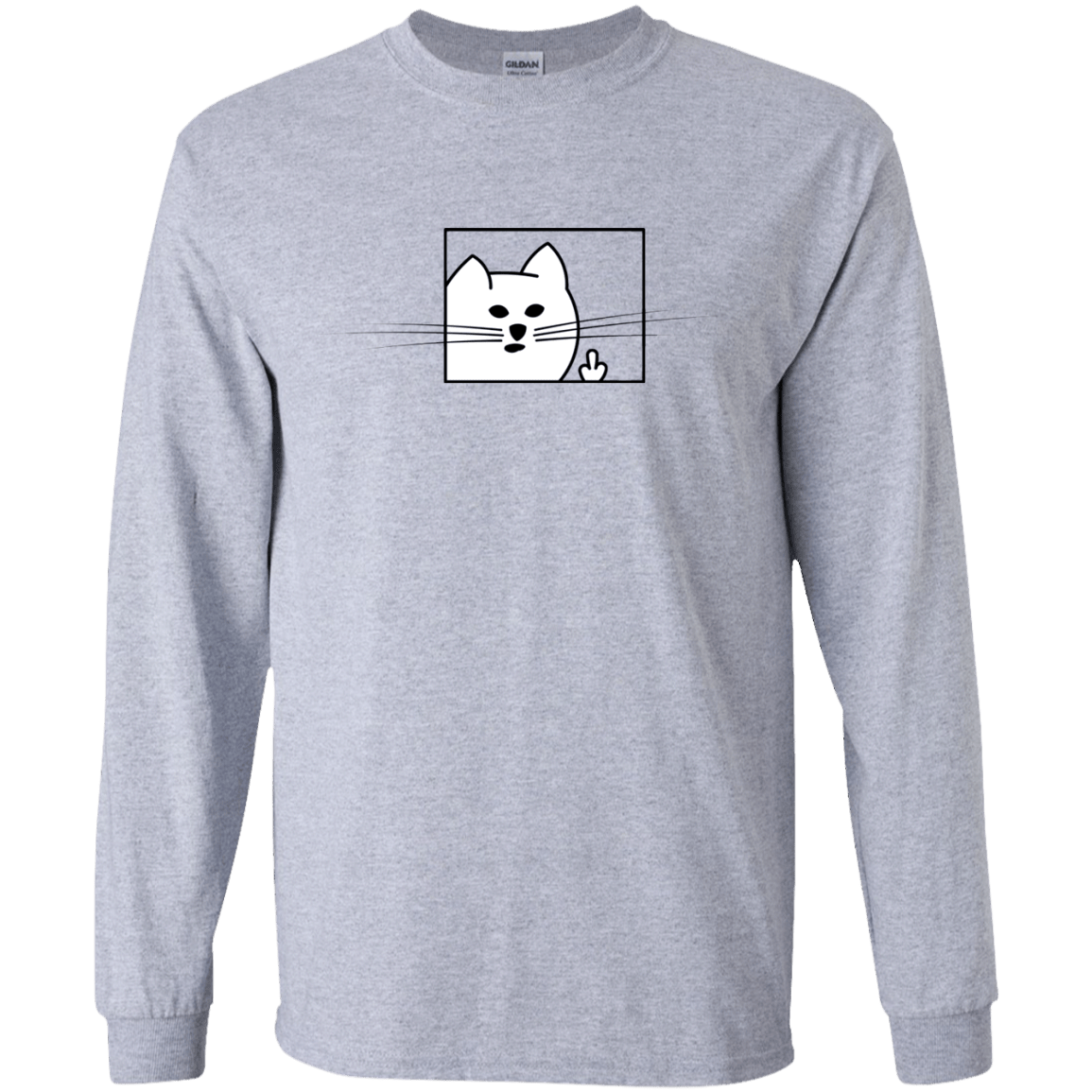 T-Shirts Sport Grey / S Feline Flip Men's Long Sleeve T-Shirt