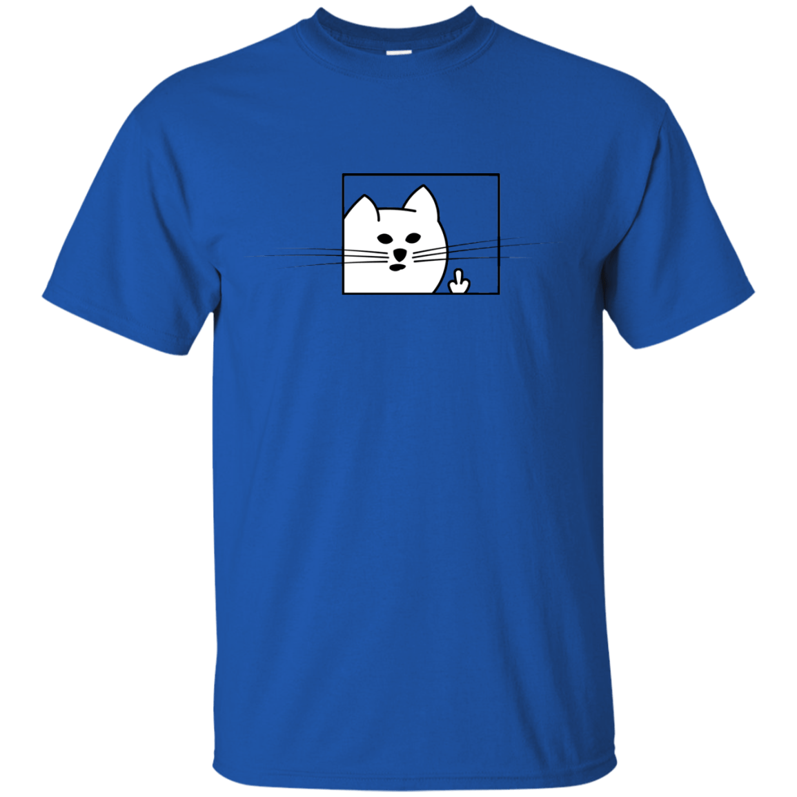 T-Shirts Royal / S Feline Flip T-Shirt