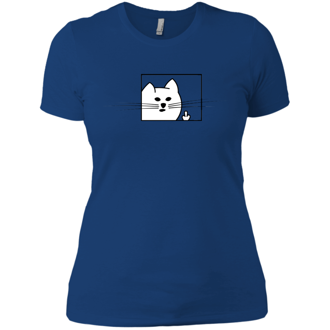 T-Shirts Royal / X-Small Feline Flip Women's Premium T-Shirt