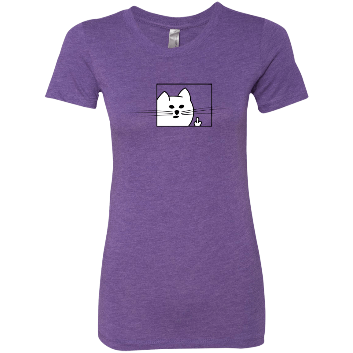 T-Shirts Purple Rush / S Feline Flip Women's Triblend T-Shirt