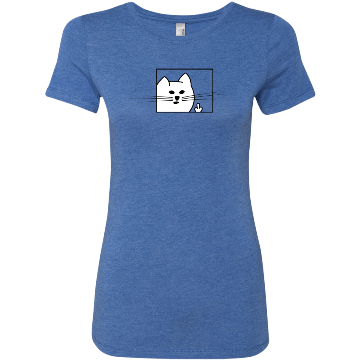 T-Shirts Vintage Royal / S Feline Flip Women's Triblend T-Shirt
