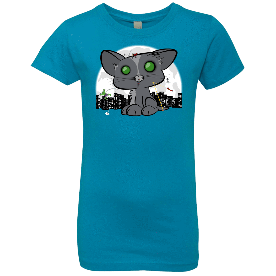 T-Shirts Turquoise / YXS Felinity War Girls Premium T-Shirt