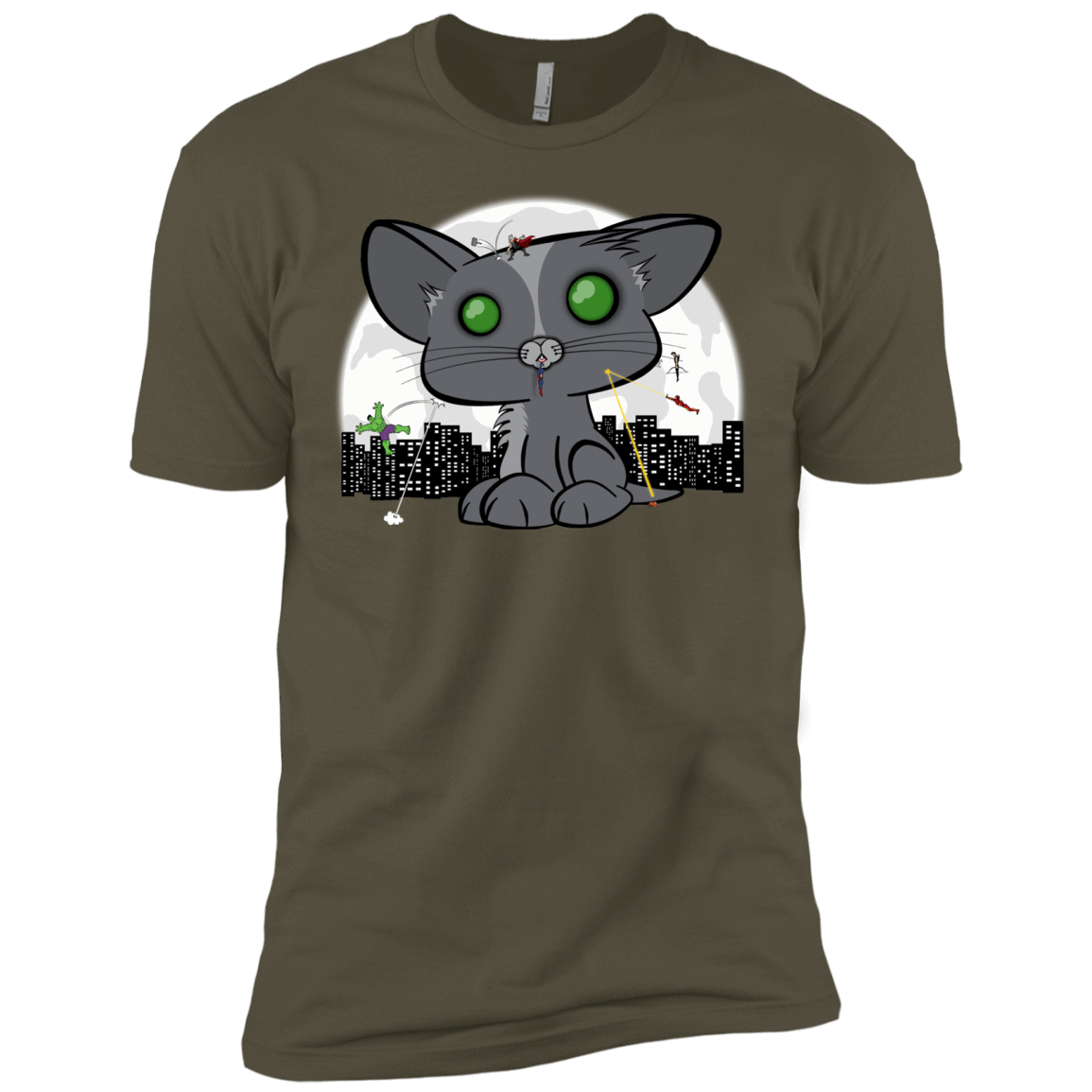 T-Shirts Military Green / X-Small Felinity War Men's Premium T-Shirt