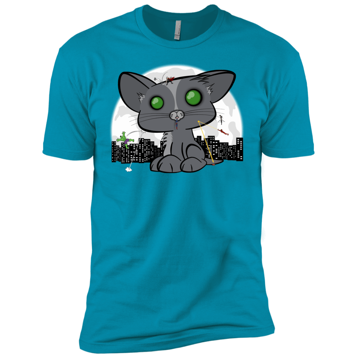 T-Shirts Turquoise / X-Small Felinity War Men's Premium T-Shirt