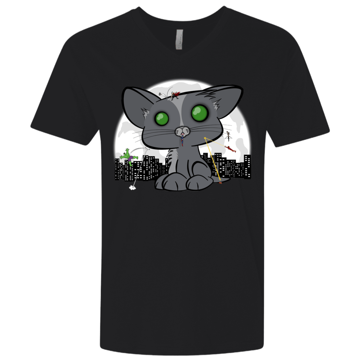 T-Shirts Black / X-Small Felinity War Men's Premium V-Neck