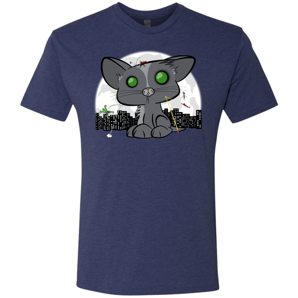 T-Shirts Vintage Navy / Small Felinity War Men's Triblend T-Shirt