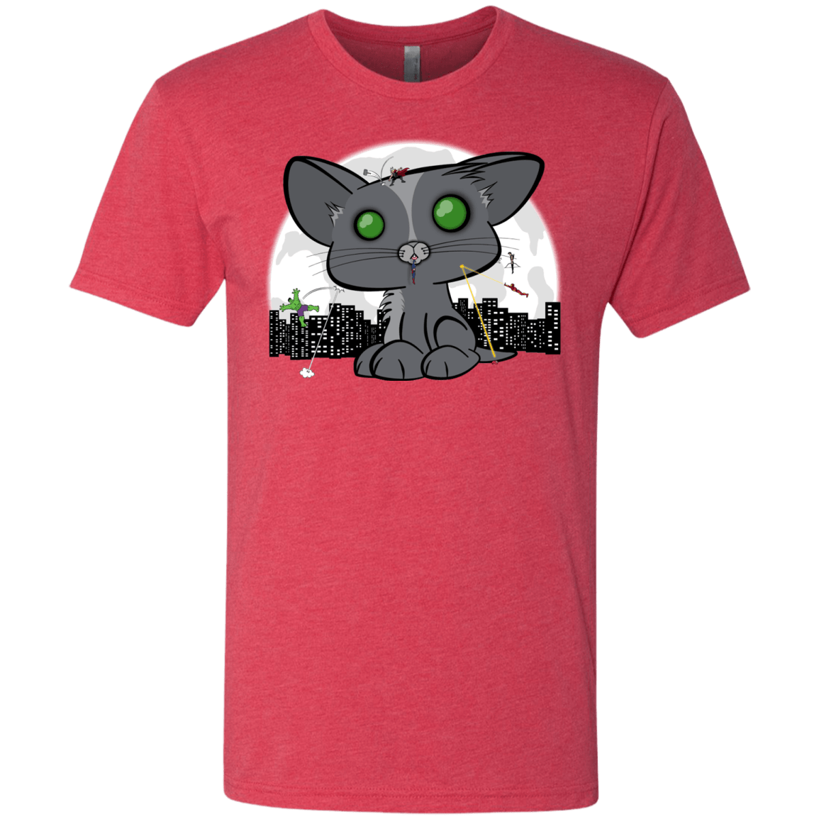 T-Shirts Vintage Red / Small Felinity War Men's Triblend T-Shirt