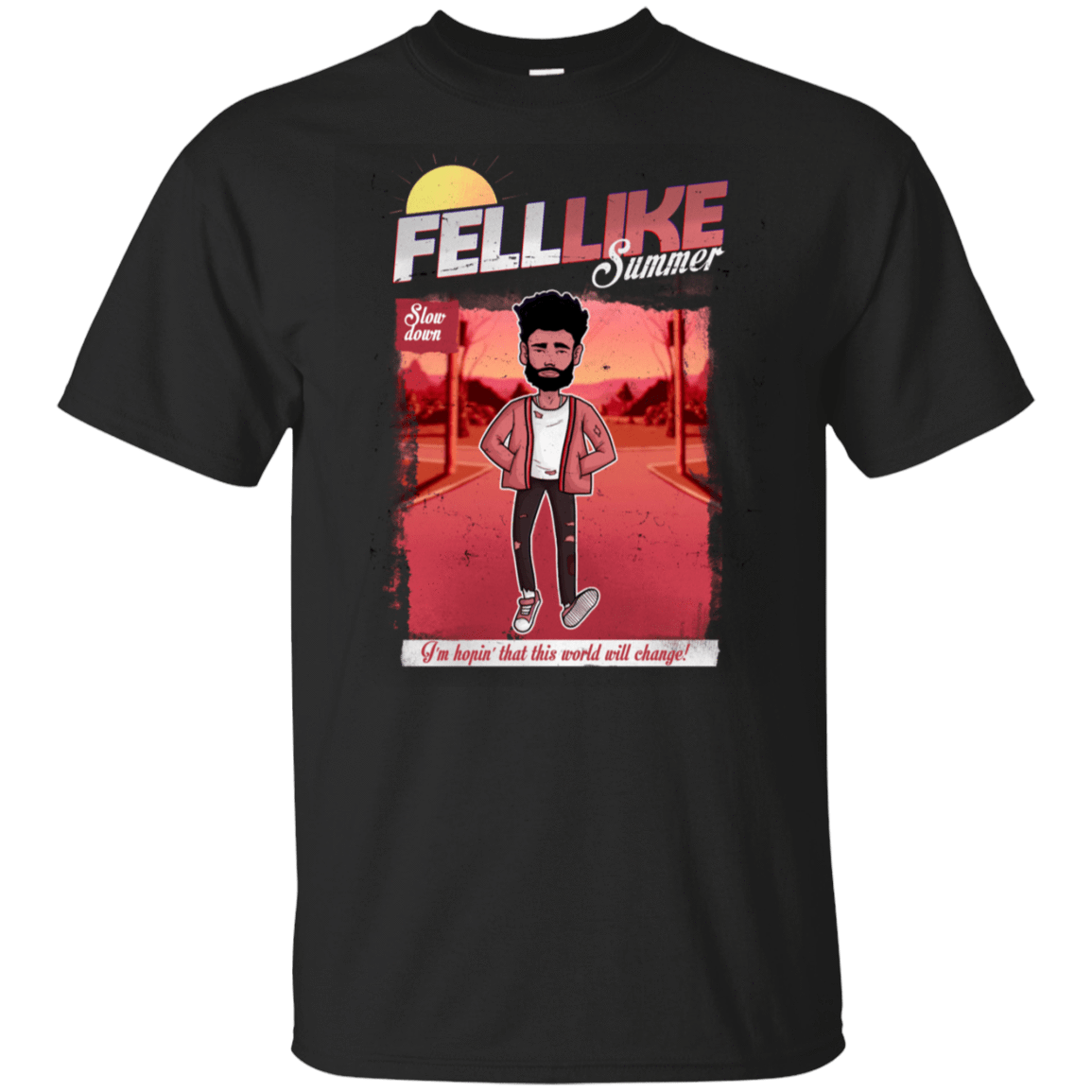 T-Shirts Black / S Fell Like T-Shirt