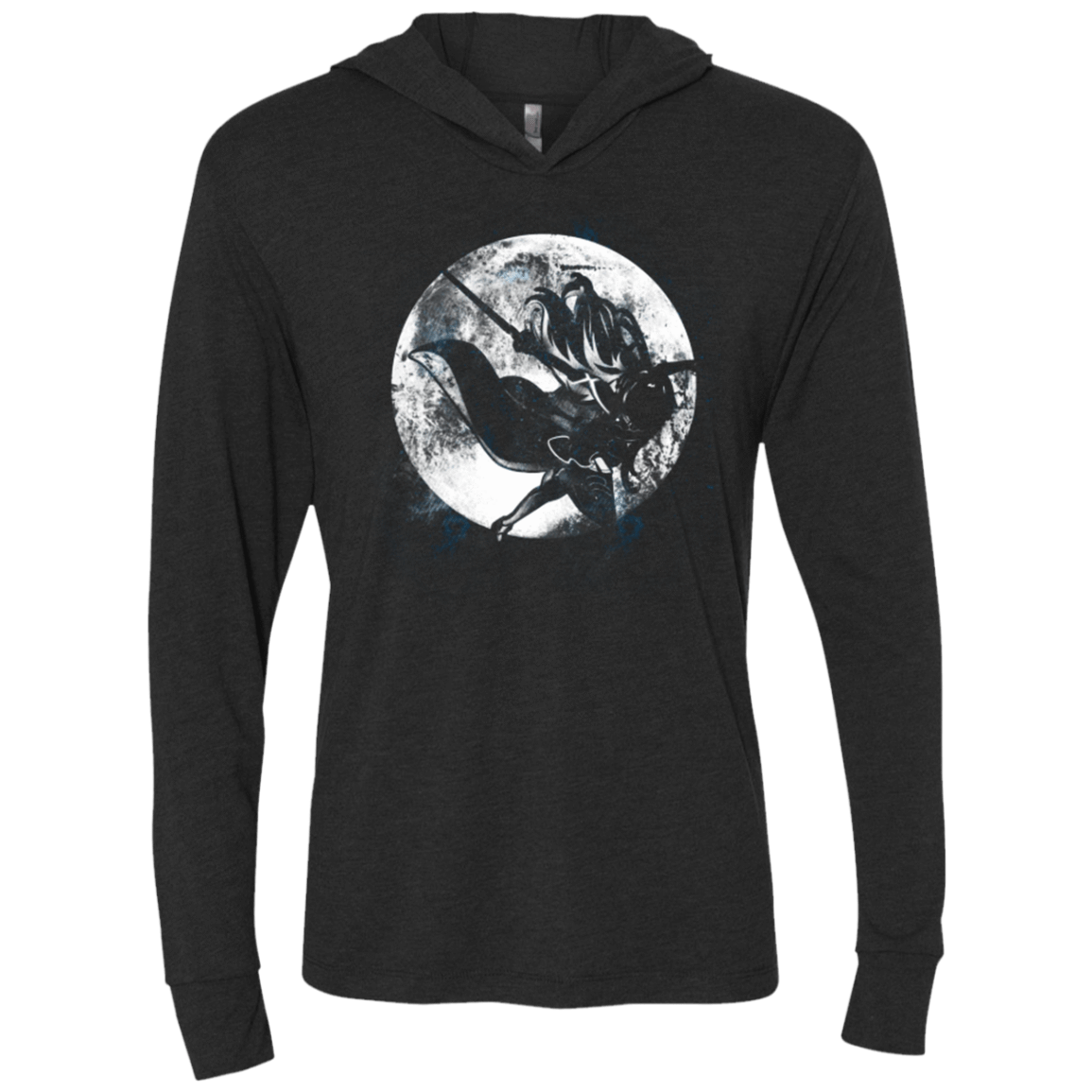 T-Shirts Vintage Black / X-Small Female Gamer Triblend Long Sleeve Hoodie Tee