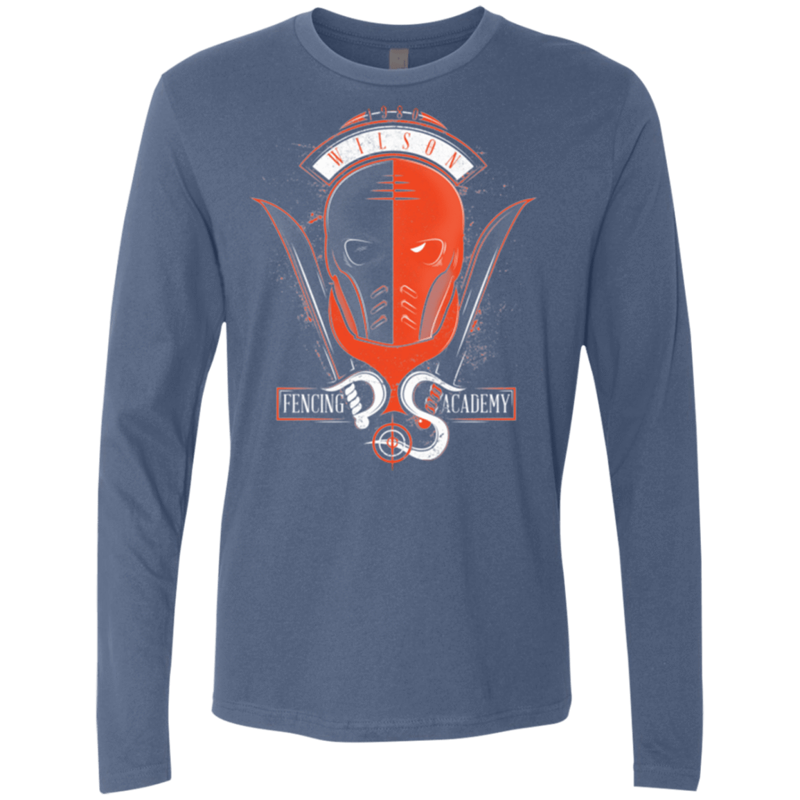 T-Shirts Indigo / Small Fencing Academy Men's Premium Long Sleeve