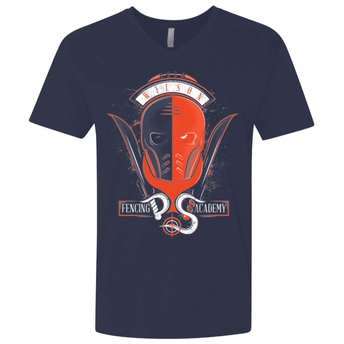 T-Shirts Midnight Navy / X-Small Fencing Academy Men's Premium V-Neck
