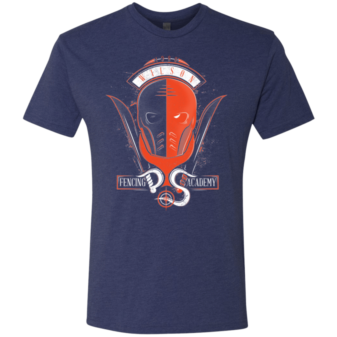 T-Shirts Vintage Navy / Small Fencing Academy Men's Triblend T-Shirt