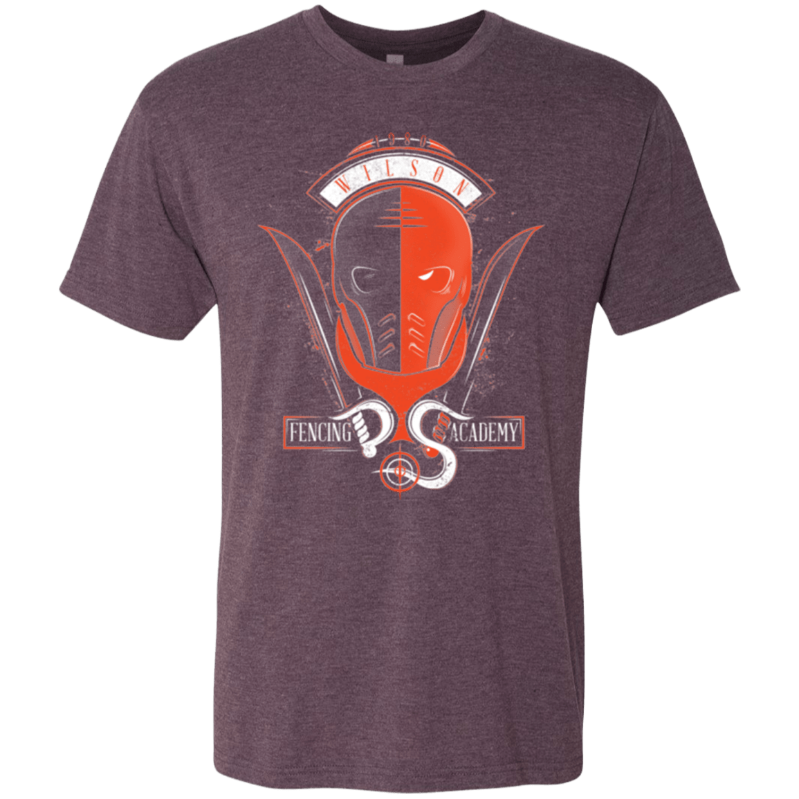 T-Shirts Vintage Purple / Small Fencing Academy Men's Triblend T-Shirt