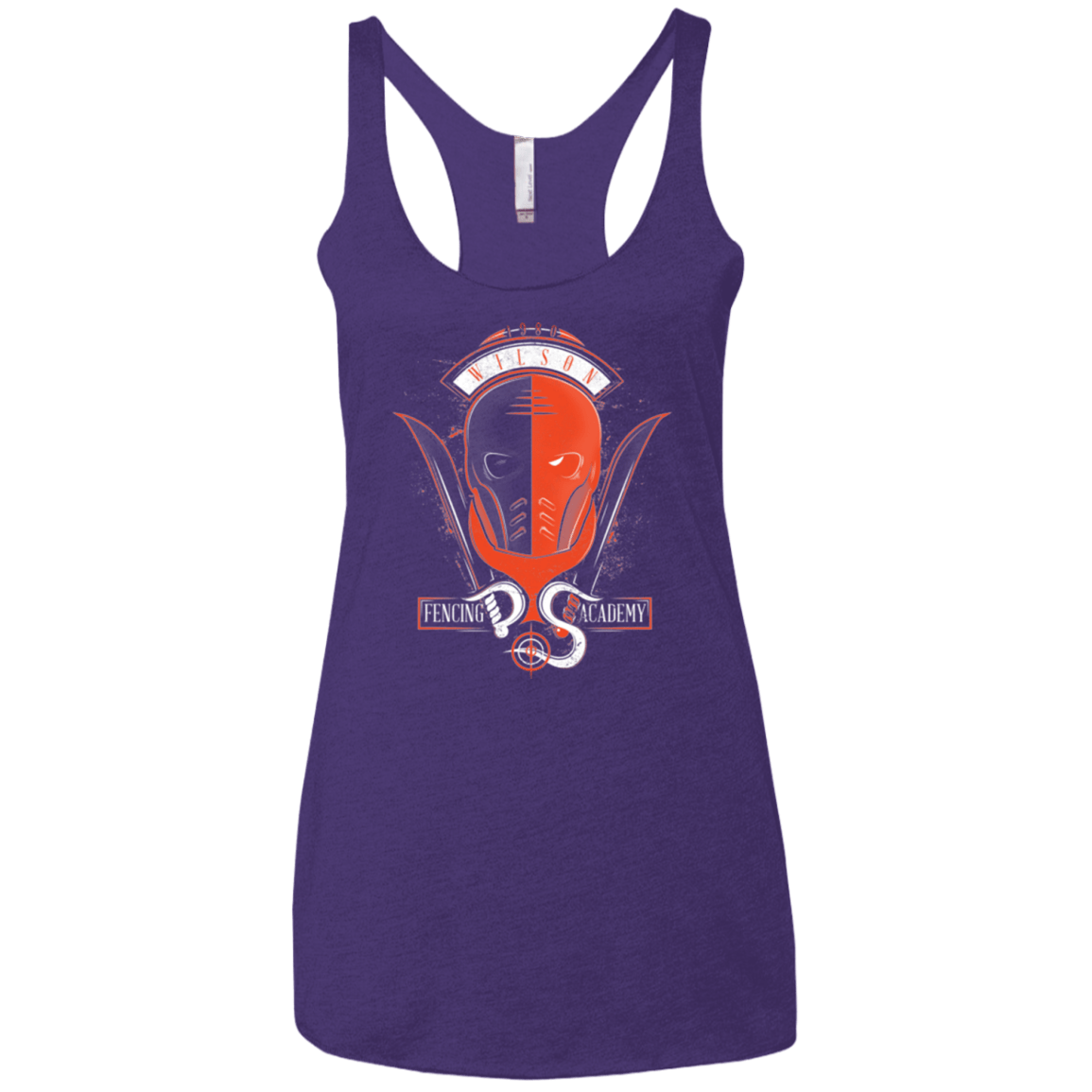 T-Shirts Purple / X-Small Fencing Academy Women's Triblend Racerback Tank