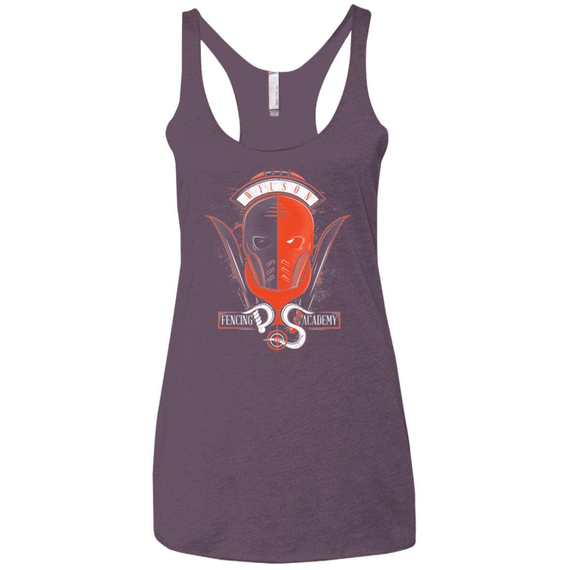 T-Shirts Vintage Purple / X-Small Fencing Academy Women's Triblend Racerback Tank