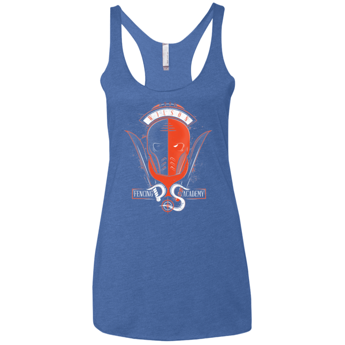 T-Shirts Vintage Royal / X-Small Fencing Academy Women's Triblend Racerback Tank
