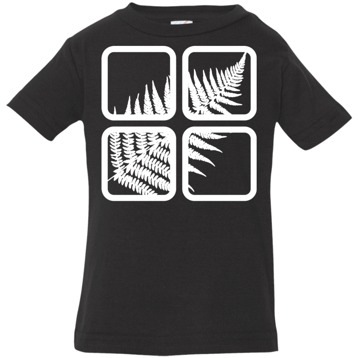 T-Shirts Black / 6 Months Fern Pane Infant Premium T-Shirt