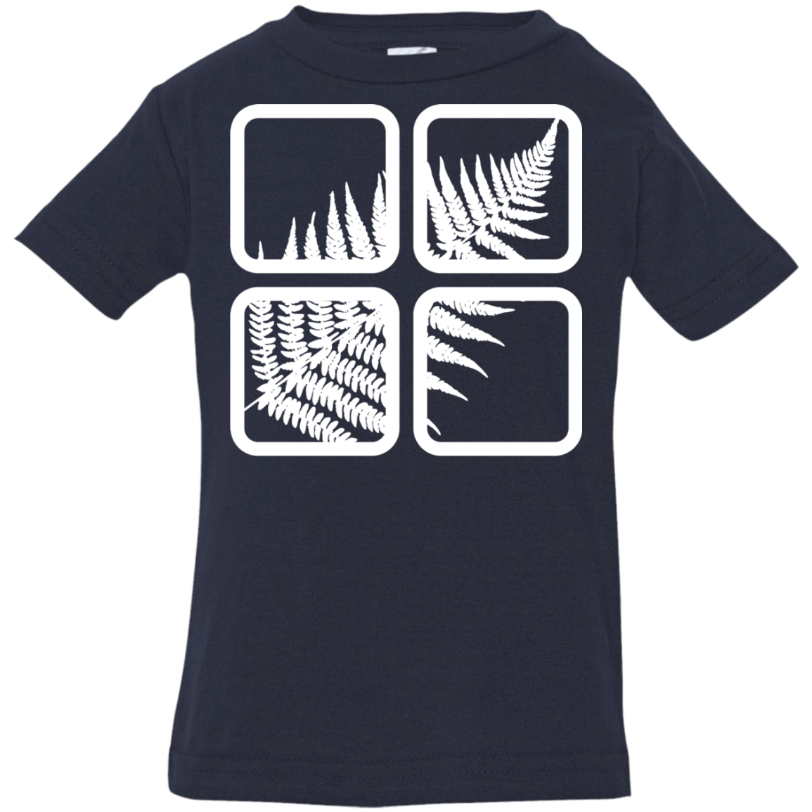 T-Shirts Navy / 6 Months Fern Pane Infant Premium T-Shirt