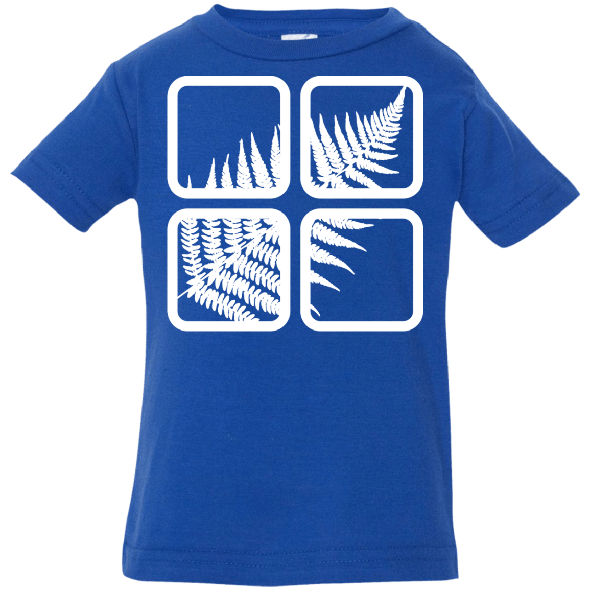 T-Shirts Royal / 6 Months Fern Pane Infant Premium T-Shirt